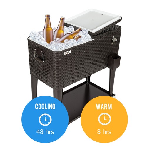 Cooler bar cart - cooler,
