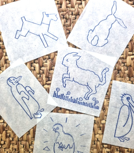 Vintage embroidery transfers - embroidery, transfers-6