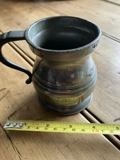 Antique Victorian Pewter 1/2