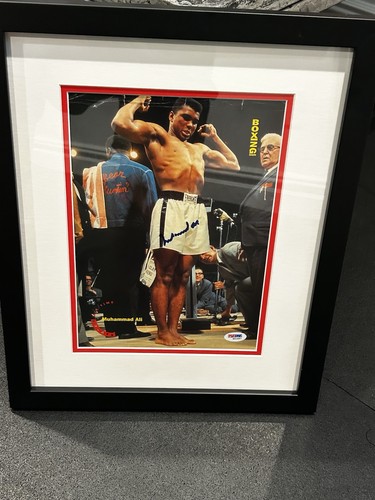 Muhammad ali autographed - 8, x