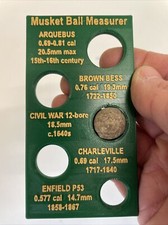 Musket Ball Measurer Gauge -