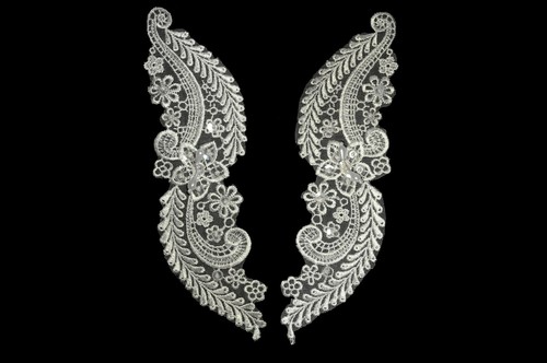 White ivory bridal - 10",