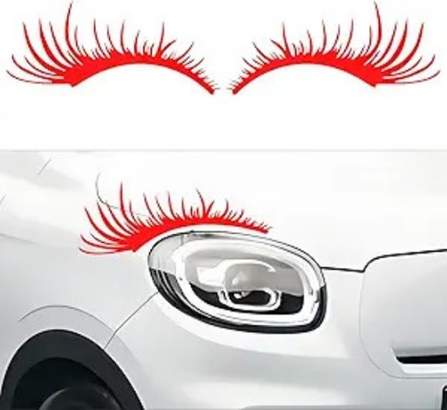 Pcs car headlight - 2, eyelashes