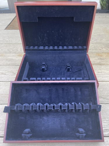 Empty wooden canteen - wooden, of