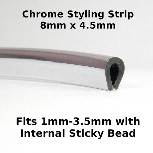Classic mini chrome edge trim - mini,