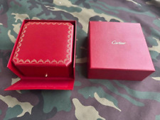 CARTIER case for empty red LOVE bracelet 13 x 13 x h 8.30 cm & its box