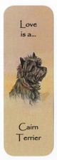 CAIRN TERRIER BEAUTIFUL DOG BOOKMARK SAME IMAGE BOTH SIDES GREAT GIFT