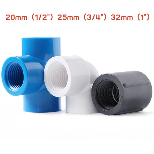 1 pvc female - 3/4",