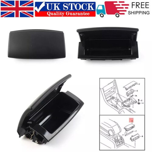 Black rear centre ashtray box - black,
