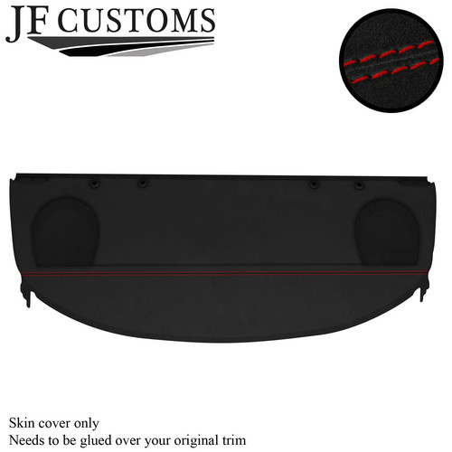 Red stitch grey - red,