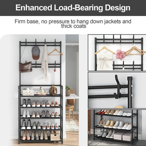 Coat hat stand with - shoe, rack