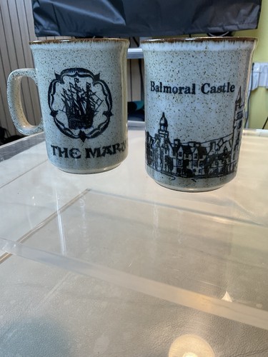 Dunoon vintage mugs - 2x,