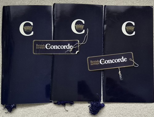 Concorde three 1980s - concorde,, menus
