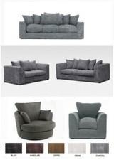 Jumbo cord large seater sofa - cord,