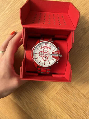 Diesel men red silver - diesel, men’s