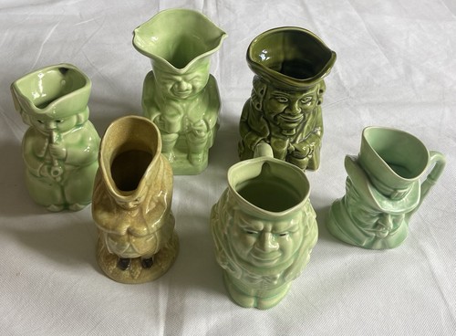 Vintage green yellow toby - vintage,