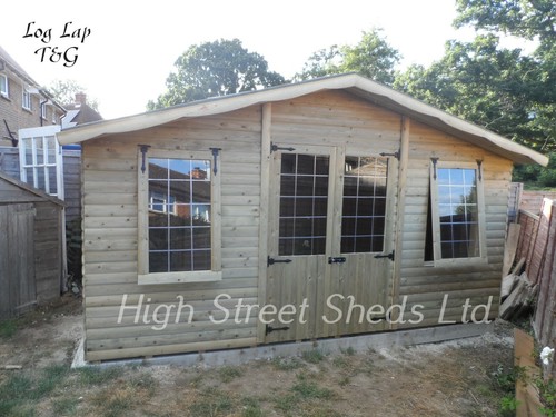 14x10 summer house log lap - 14x10,
