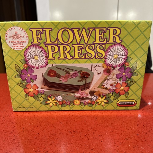Vintage wooden flower press - vintage,