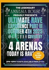 Amnesia House - Ultimate Rave Experience Part  3- 2025 - VIP -GLOBE BAR - CD