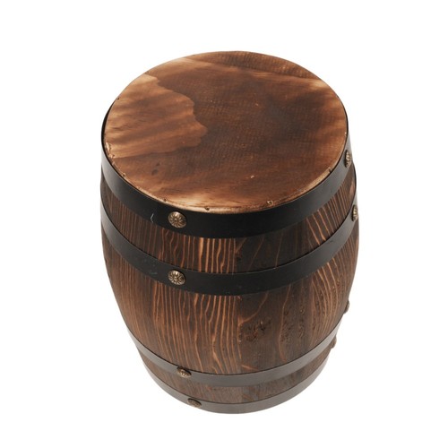 Wooden whiskey barrel - whiskey,