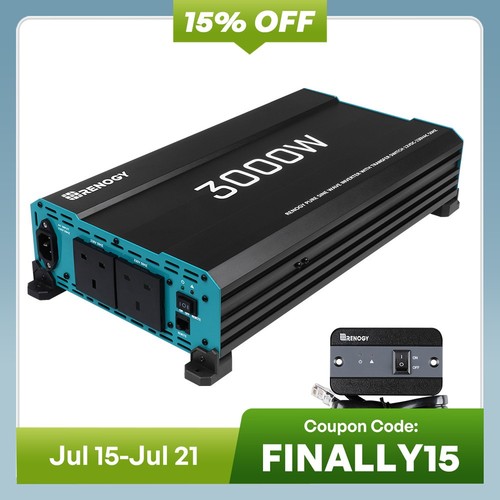 Renogy 3000w 12v pure sine - pure,