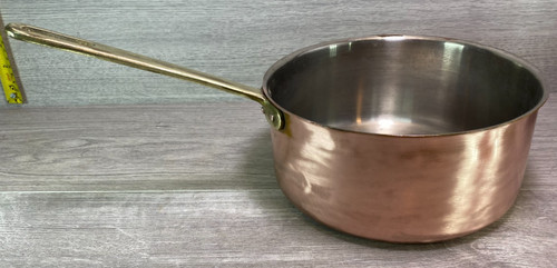 Vintage copper pan - , brass
