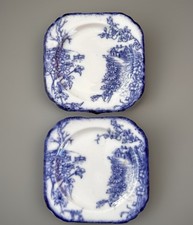 2 Vintage Heathcote China Blue