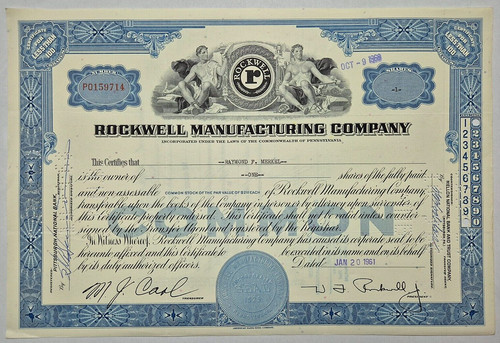 1961 rockwell manufacturing - 1961,