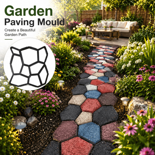 35x35cm garden paving mould - garden,