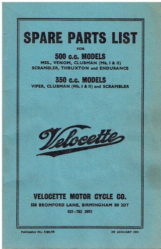 Velocette 350cc viper clubman - velocette,