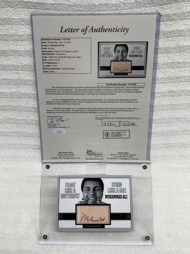 Muhammad ali signed - ali,