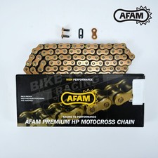 Afam Gold 428 Pitch 122 Link Chain fits Suzuki RM85 Big Wheel 2002-2023