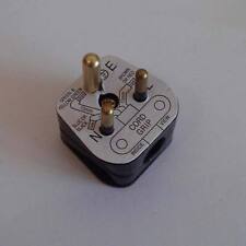 2APLUGB 2 Amp Round Pin Plug Black Click