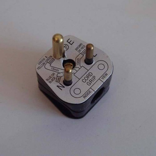2aplugb amp round pin plug - pin,