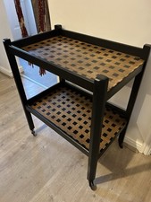 1930s Vintage Art Deco Wooden Drinks Trolley. In Excellent Condition