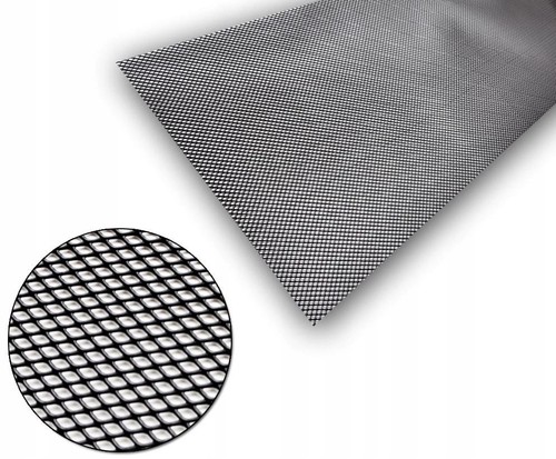 Black aluminium grille - 1,