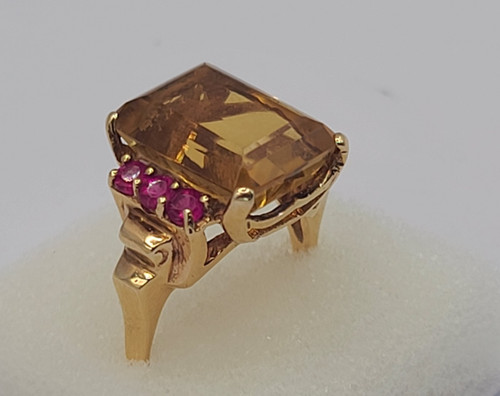 Vintage retro 14k yellow gold - retro,