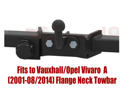 Flange neck tow bar for - flange,