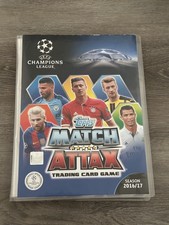 MATCH ATTAX UEFA CHAMPIONS LEAGUE 2016/17 SET OF 427 CARDS IN BINDER + 7 LIMITED