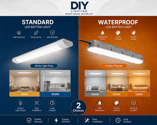 Led batten light - batten, 4ft