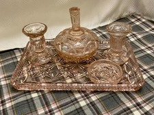 Vintage Art Deco Pink Glass