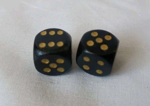 Monopoly set black wooden - monopoly,