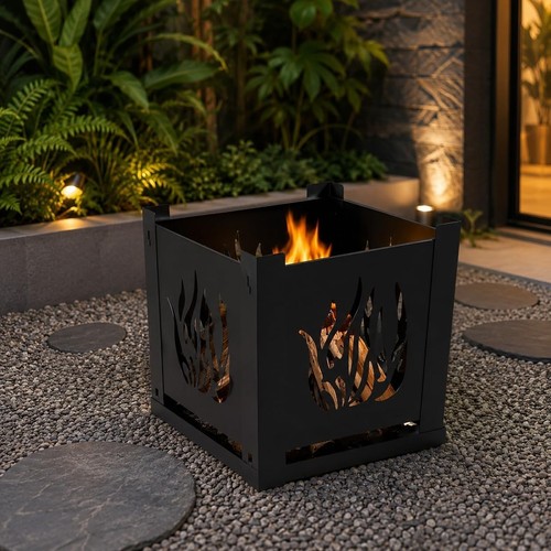 Fire basket outdoor pit - outdoor,