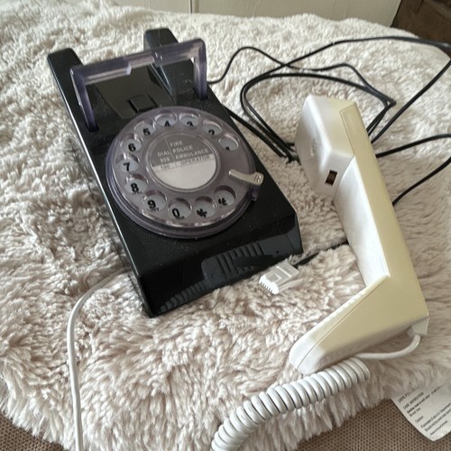 Rotary trim phone dial desk - phone,