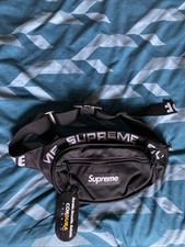 Supreme Cordura Black Waist Bag SS18 2.5L Brand New with Tags