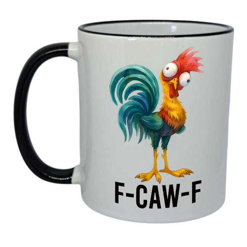 Caw coffee mug rude funny - mug,