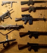 Vintage Action Man Guns