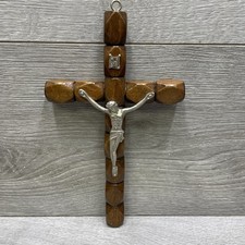 Vintage INRI Crucifix Wood &