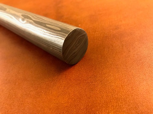 Handmade damascus steel - handmade, round