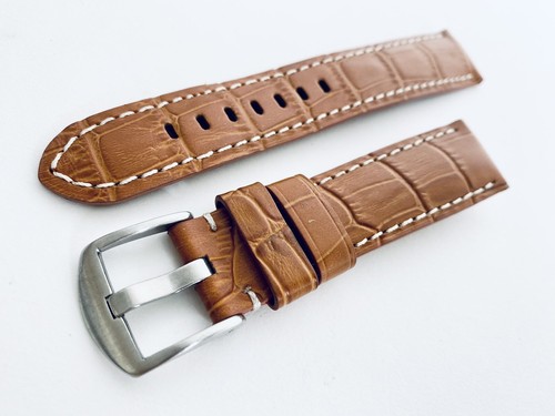 Brown cognac leather watch - brown,